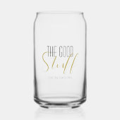 Cool Modern Elegant Good Stuff Gold Black Name (Recto)