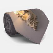 Cool Modern en Uniek Renaissance Lamp Ontwerp Stropdas (Opgerold)
