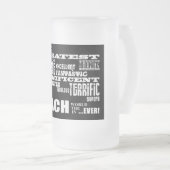 Cool Modern Fun Coaches Groest Coach World ooit Matglas Bierpul (Voorkant rechts)