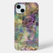 Cool Modern Funky Retro Polygon Mosaic Art Patroon Case-Mate iPhone Case (Achterkant)