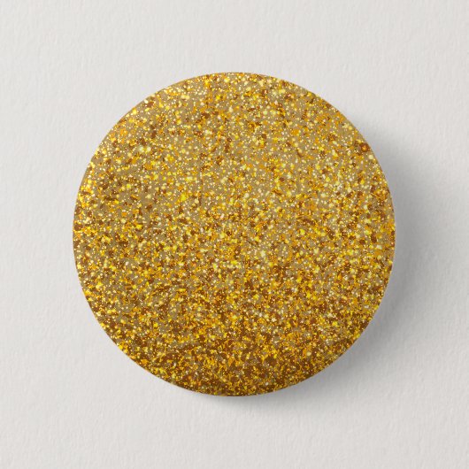 COOL MODERN GOLD MET GLITTER RONDE BUTTON 5,7 CM (Voorkant)
