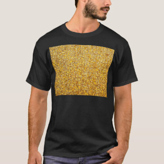 COOL MODERN GOLD MET GLITTER T-SHIRT