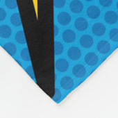 Cool Modern Leuk Typografisch Stripboek WHAM Fleece Deken (Hoek)