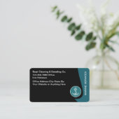 Cool Modern Marine Services Visitekaartje (Staand voorkant)