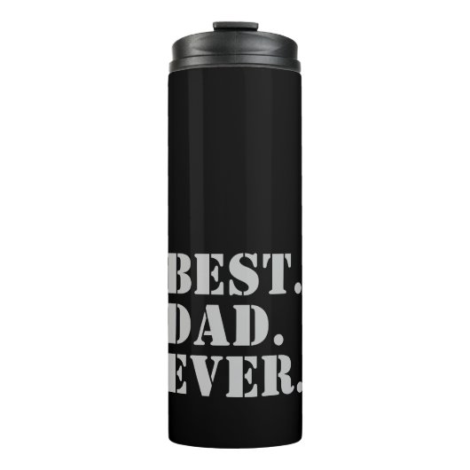 Cool Modern Masculine design Beste vader ooit Thermosbeker (Voorkant)