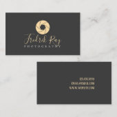 Cool Modern Photographer Visitekaartje (Voorkant / Achterkant)