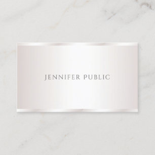 Cool Modern Professioneel Ontwerp Elegante Glamour Visitekaartje