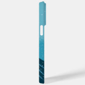 Cool Modern Snowboarding Winter Persoonlijke naam Case-Mate iPhone Case (Achterkant / Rechts)