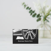 Cool Moderne Automobile Carte de visite Pneus Clos (Debout devant)