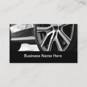 Cool Moderne Automobile Carte de visite Pneus Clos (Devant)