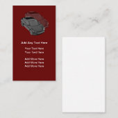 Cool Moderne Automobile Cartes de visite à thème (Devant / Derrière)