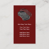 Cool Moderne Automobile Cartes de visite à thème (Devant)