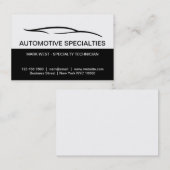 Cool Moderne Automobile Spécialités Carte de visit (Devant / Derrière)