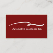 Cool Moderne Automobile Thème Cartes de visite (Devant)