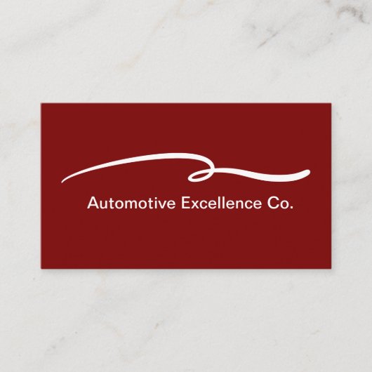 Cool Moderne Automobile Thème Cartes de visite (Devant)