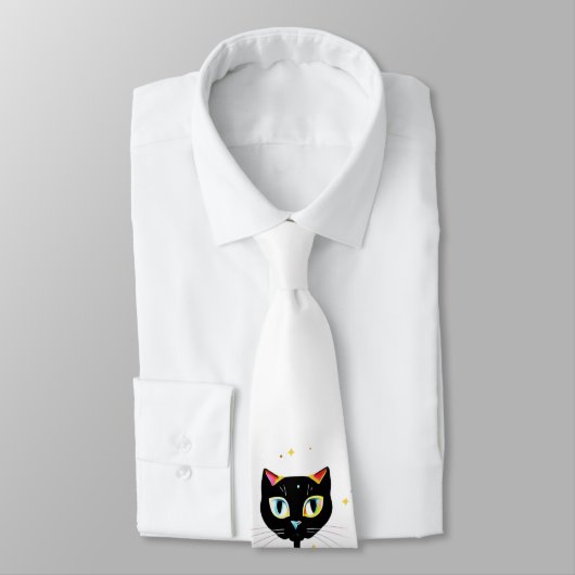Cool moderne Black Cat Cravate (Attaché)