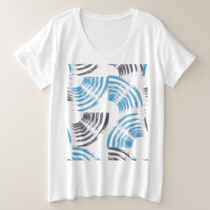 Cool, moderne, bleu abstrait tendance