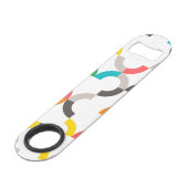 Cool, moderne, coloré, géométrique circulaire tend (Devant angulaire)