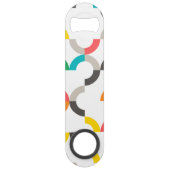 Cool, moderne, coloré, géométrique circulaire tend (Dos)
