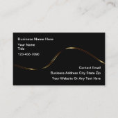 Cool Moderne Conception Carte de visite (Devant)