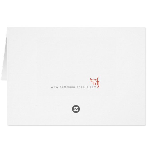 Cool moderne du milieu du siècle Yule Retro Christ (Dos Horizontal)