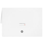 Cool moderne du milieu du siècle Yule Retro Christ (Dos Horizontal)