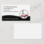 Cool Moderne Lavage de voiture Détail Cartes de vi (Devant / Derrière)