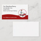 Cool Moderne Lavage de voiture Détail Cartes de vi (Devant / Derrière)