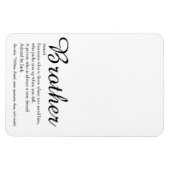 Cool Moderne Leuke Beste Broer Ooit Definitie Magneet (Horizontaal)