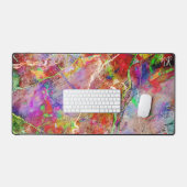 Cool Moderne Marbre Abstrait Couleur Néon initial (Clavier et souris)