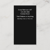 Cool Moderne Massage Cartes de visite (Dos)