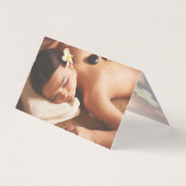 Cool Moderne Massage Therapie Visitekaartjes (Achterkant)