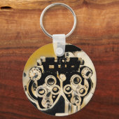 Cool Moderne Optometristen Phoroptorlenzen Sleutelhanger (Voorkant)