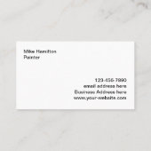 Cool Moderne Peintre Carte de visite (Dos)