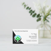 Cool Moderne Services à domicile Cartes de visite (Debout devant)