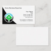 Cool Moderne Services à domicile Cartes de visite (Devant / Derrière)