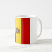 Cool Moldova Flag Koffiemok (Voorkant rechts)