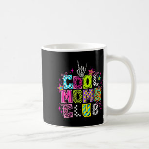 Cool Mom Club Retro Luipaard Disco Hand Pret Humor Koffiemok