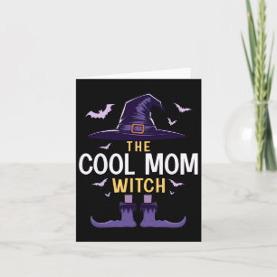 Cool Mom Halloween Witch Group bijpassende kostuum Kaart