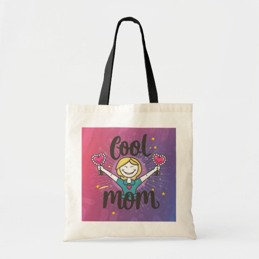 Cool Mom Moederdag Canvas tas (Voorkant)