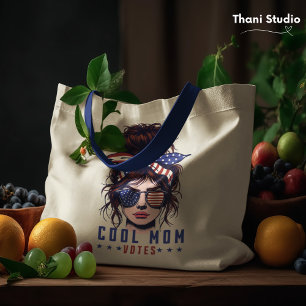Cool Mom stemt rommelig haar Lady Election Tote Bag