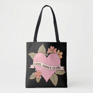 Cool Mom's Club Gepersonaliseerd Monogram Draagtas