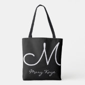 Cool Mom's Club Gepersonaliseerd Monogram Draagtas (Achterkant)