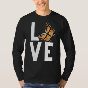 Cool Monarch Vlinder Mannen Vrouwen Lepidopterist  T-shirt