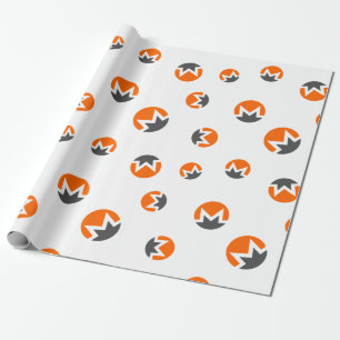 Cool Monero Cryptocurrency Sign Patroon Cadeaupapier