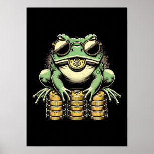 , Cool Money Frog, Lucky Toad, Jin Chan Poster
