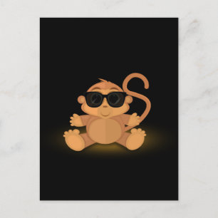 Cool Monkey Briefkaart