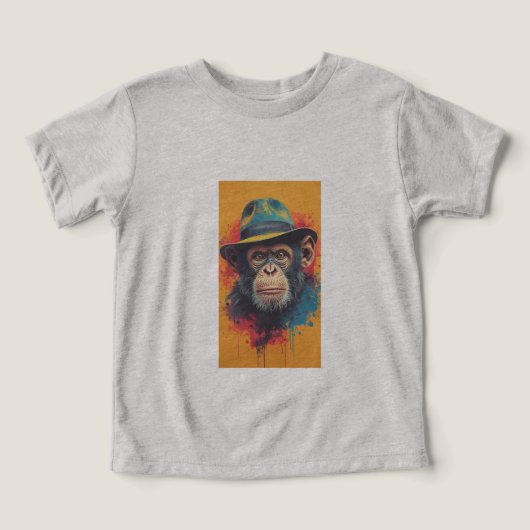 Cool Monkey Casquette Graphic T-shirt (Design Recto)