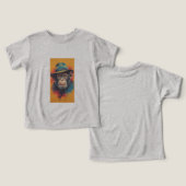 Cool Monkey Casquette Graphic T-shirt (Design Recto & Verso)