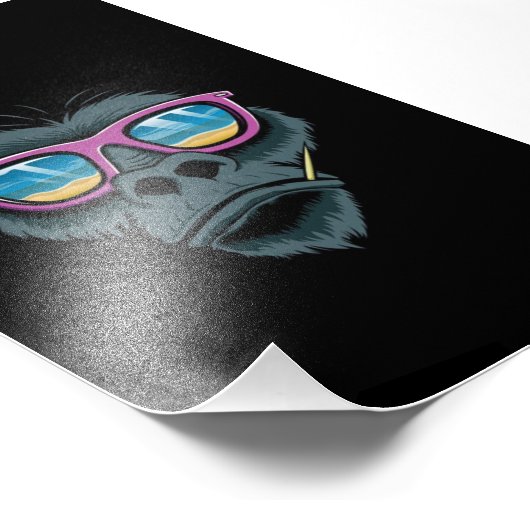 Cool Monkey poster (Hoek)